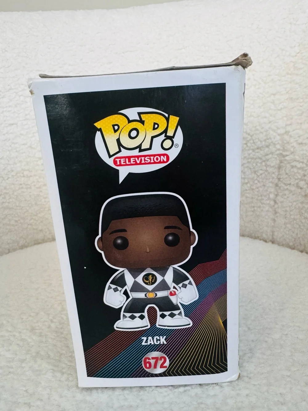 Funko Pop! Television Power Rangers Zack Black and White Vinyl Figure #672